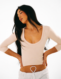 Scuba Sculpt 3/4 Sleeve - Bone